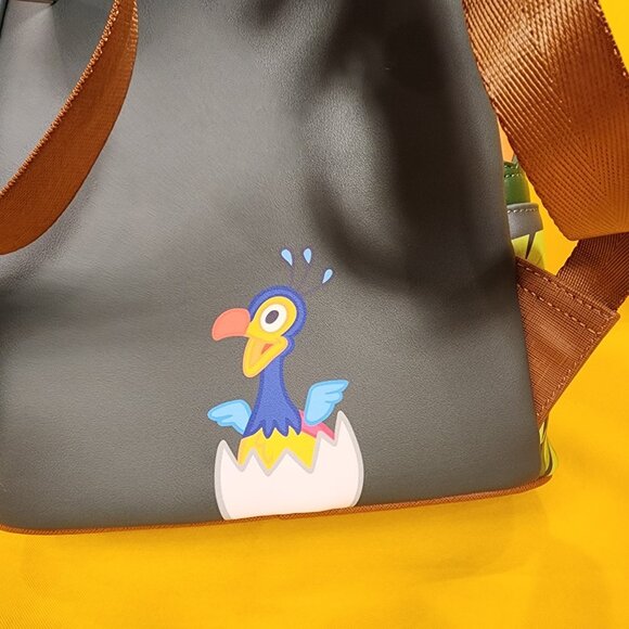 Loungefly Disney Pixar Up Kevin with Babies Jungle Mini Backpack NEW main image 8